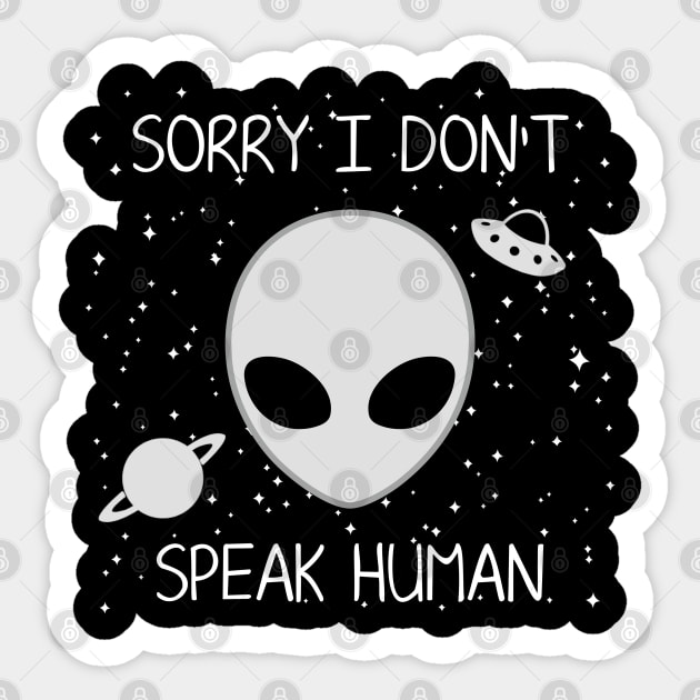Alien Sticker by SirTeealot